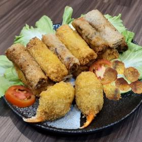 5 Món Khai Vị - Mixed Fried Crab Combo